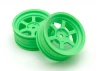 Kyosho 1:10 Fazer FZD2 Rays TE37V Wheel Offset 5mm (2) Green