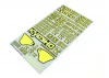 Decal Sheet Kyosho Inferno MP10 (F-Yellow)