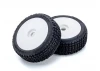 KYOSHO Inferno MP9 V2 Readyset Glued on rim Tyres (4) (Unpackaged)