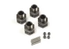 Kyosho Inferno ST-RR Wheel Hub Gun Metal (4) Medium