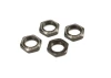 Kyosho Serrated 1:8 Wheel Nuts (4) - Gun Metal
