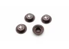 Kyosho 1:8 Inferno Serrated Closed Wheel Nuts (4) Gun Metal