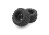 Pre-Glued Tyres on black wheels Kyosho Mad Wagon VE (2)