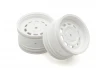Rear Wheels 10 holes White 2.2 (2) Kyosho EP Lazer SB DirtCross