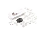 Kyosho Body Shell - Sauber Mercedes C9 Mini-Z + 2WD Rims (White Body)