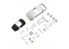 Kyosho Mini-Z Mazda RX-7 SA22C White Body Set w/2WD Rims