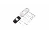 Bodyshell Toyota Celica Kyosho Mini-Z + 4WD Rims (White Body)