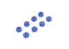 Kyosho Mini-Z M2 Nyloc Aluminium Wheel Nut (8) Blue