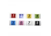 Kyosho Mini-Z Car Number (No.1-8) 50 Sets
