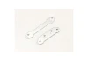 Front suspension plate set Kyosho Optima (2) Silver