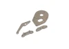 Plate Set Kyosho Optima Mid - Gun Metal