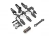 Servo Saver Set Kyosho Optima Mid - Gun Metal