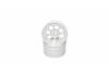 Kyosho Optima Mid Front Wheel 8 Holes White 50mm (2)