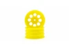 Kyosho Optima Mid Front Wheel 8 Holes Yellow 50mm (2)