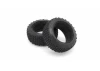 Kyosho Turbo Optima Front Medium Tires 50x83x30mm (2) - Block type
