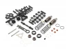 Front Shock set Kyosho Optima Mid (2) Gun Metal