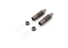 Rear Shock Case Kyosho Optima Mid (2) Gun Metal