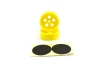 Front Wheel Kyosho Tomahawk-Ultima JJ (2) Yellow 2.2 inch