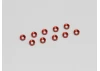 Kyosho 3mm Flat Head Washer Red (10)