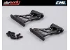 Killer Body Rear Wing Mount 1:10 High (CNC Aluminium)