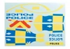 Killer Body Decal Sheet for Police Car
