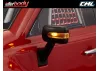 Killer Body Wing Mirror Type E W/LED Unit Set 1:10 Truck