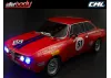 Killer Body Alfa Romeo 2000 Gtam 190mm Finished Body Red