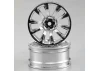 Killer Body Wheel 3mm Offset Chrome 10-Spoke 1:10 Tc (4)