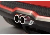 Killer Body Chrome Double Exhaust Pipe W/O LED