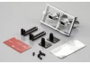 Killer Body Chrome Type B Square Exhaust Pipe W/O LED