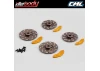 Killer Body Caliper Brake Disc Grey/Gold 4Pc (CNC Aluminium)