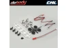 Killer Body Black Spot Lights W/LED Unit Set (4)
