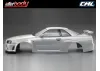 Killer Body Nissan Skyline R34 195mm Finished Body-White