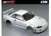 Killer Body Nissan Skyline R34 195mm Finished Body-White