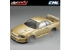 Killer Body Nissan Skyline R34 195mm Finished Body-Gold