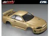 Killer Body Nissan Skyline R34 195mm Finished Body-Gold