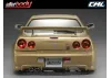 Killer Body Nissan Skyline R34 195mm Finished Body-Gold