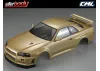 Killer Body Nissan Skyline R34 195mm Finished Body-Gold