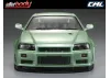 Killer Body Nissan Skyline R34 195mm Finished Body-Green