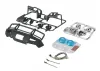 Killer Body 1:10 Alloy Bumper With LED Upgrade Sets Matt/Black