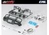 Killer Body 1:10 Alloy Bumper With LED Upgrade Sets Matt/Black