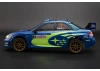 Killer Body Subaru IMPREZA WRC 2007 Pre Painted Blue Body Kit