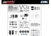 Killer Body Mercury Chassis Kit Fits Kb48601 Toyota Lc70 Body