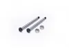 Koswork AE RC10 Front Inner 43mm Hardened Hinge Pin w/locknuts (2)
