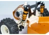 Koswork RC10 Big Bore 12mm Buggy Shock Set (F&R) (4) Gold/Black