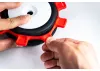 Koswork UFO High Strength Silicone 1:8 BuggyTire Glue Bands (4) Red