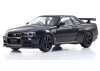 Kyosho 1:43 Nissan Skyline R34 GT-R V-Spec II Black Pearl