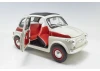 Kyosho 1:18 Fiat Nuova 500 Sport Light Gray/Red Line