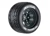 Louise RC MT Rocket Tyres On 14mm Hex Black Wheels (Arrma Granite) (2)