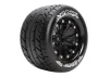 Louise RC MT Rocket Tyres On 14mm Hex Black Wheels (Arrma Granite) (2)